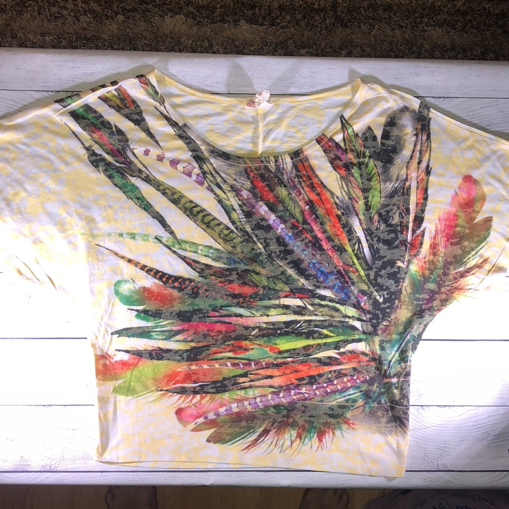 💖 Cropped Burnout Top - Picture 2 of 5